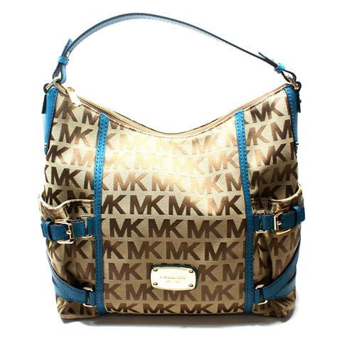 michael kors gansevoort large signature jacquard shoulder bag|Michael Kors Gansevoort Bags & Handbags for Women.